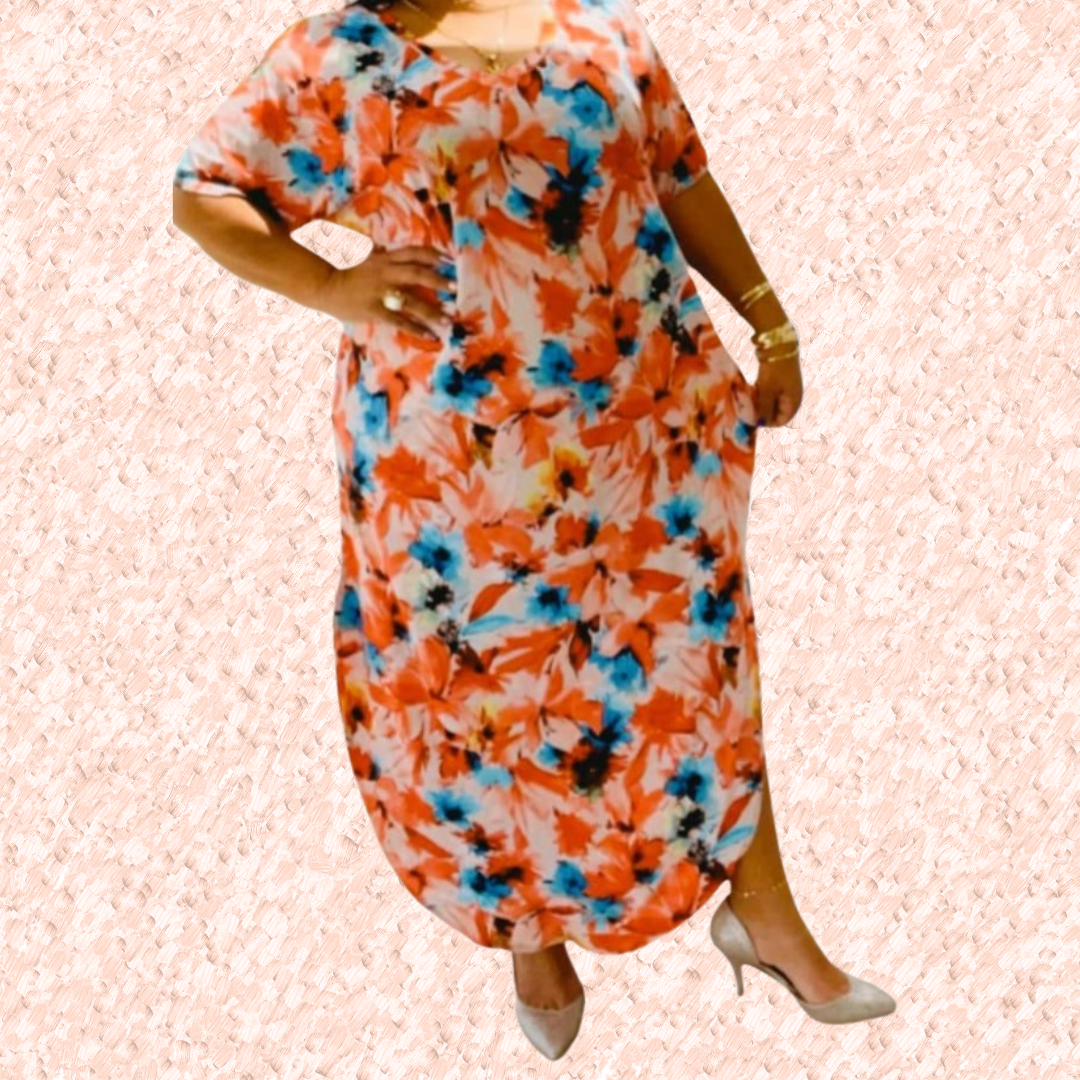 Vestido Maxi con Estampado