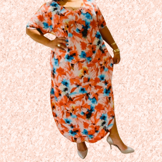 Vestido Maxi con Estampado